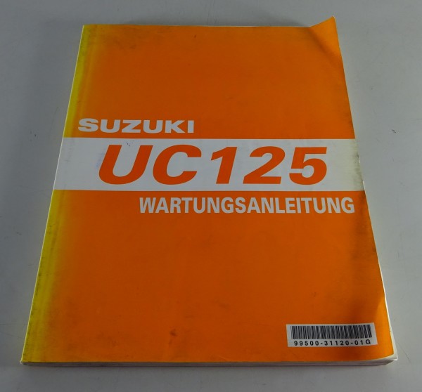 Werkstatthandbuch / Wartungsanleitung Suzuki UC 125 Epicuro Roller von 12/1998