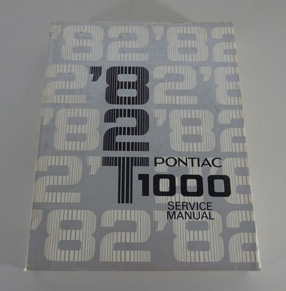 Workshop Manual / Repair Manual Pontiac T 1000 from 1982