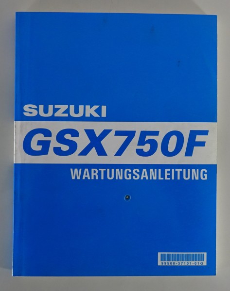 Werkstatthandbuch / Wartungsanleitung Suzuki GSX 750 F von 06/1998