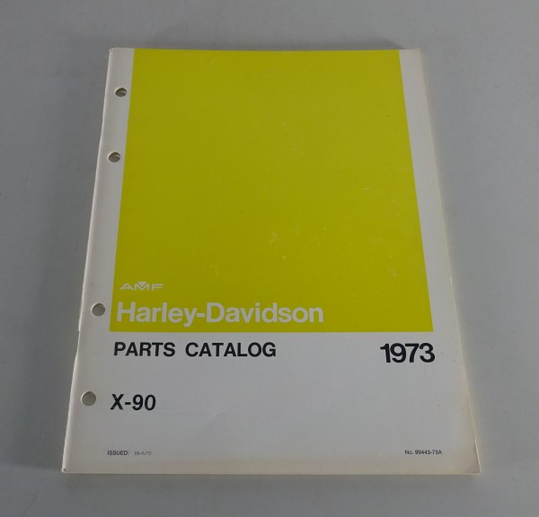 Parts catalog / Spare parts list Harley Davidson X-90 Model 1973 from 06/1975