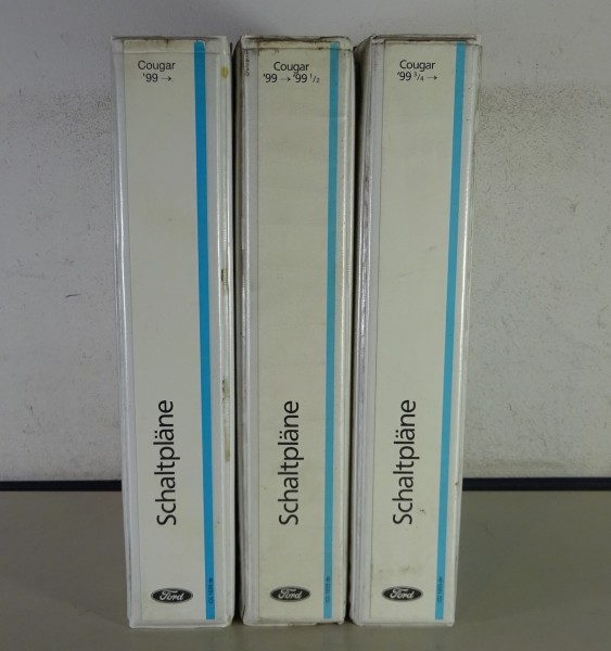 Werkstatthandbuch Schaltpläne / Elektrik 3 Bände Ford Cougar ab Baujahr 1999