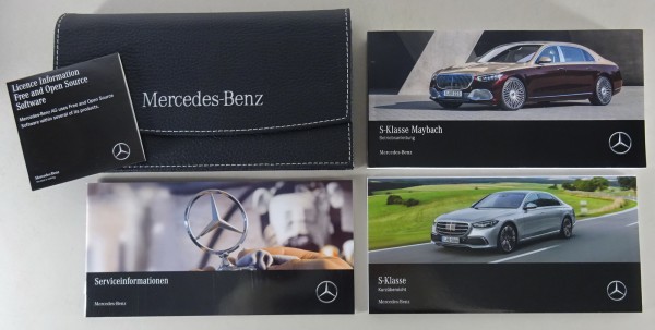 Bordmappe + Betriebsanleitung Mercedes Benz S-Klasse Maybach Typ Z223 von 2021