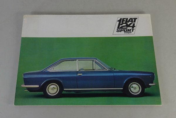 Prospekt / Broschüre Fiat 124 Sport-Coupé