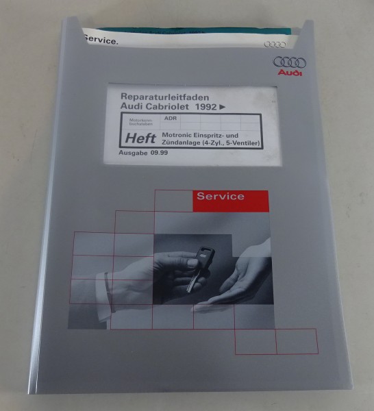 Werkstatthandbuch Audi Cabrio Typ 89 Motronic Einspritz & Zündanlage 4 Zylinder