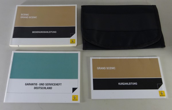 Bordmappe + Betriebsanleitung Renault Scenic / Grand Scenic Typ JM von 11/2008