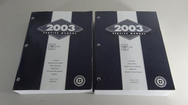 Workshop Manual / Service Manual Cadillac CTS 1st Generation from 2003