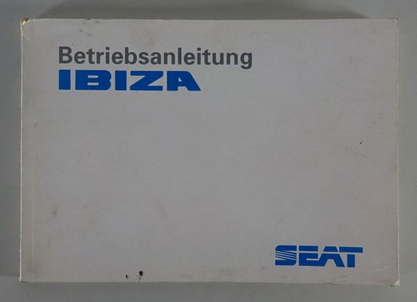 Betriebsanleitung Handbuch Seat Ibiza (6K) Generation II / 2, Stand 03/1994