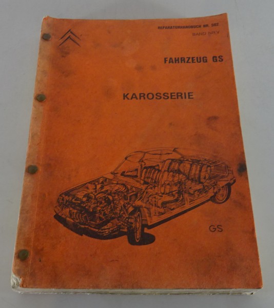 Werkstatthandbuch Karosserie Citroen GS Typ GX Serie GA ab 09/1970