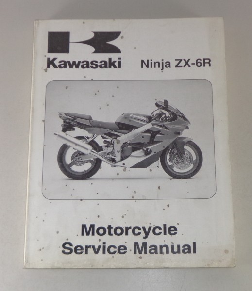 Werkstatthandbuch / Workshop Manual Kawasaki Ninja ZX-6 R, von 1999