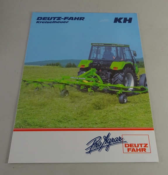 Prospekt Deutz-Fahr Kreiselheuer KH 2.36 / 2.44 / D / DN / 2.52 / DN von 1987