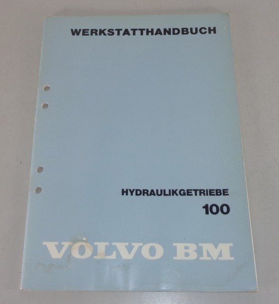 Werkstatthandbuch Volvo BM Hydraulikgetriebe 100 von 09/1980