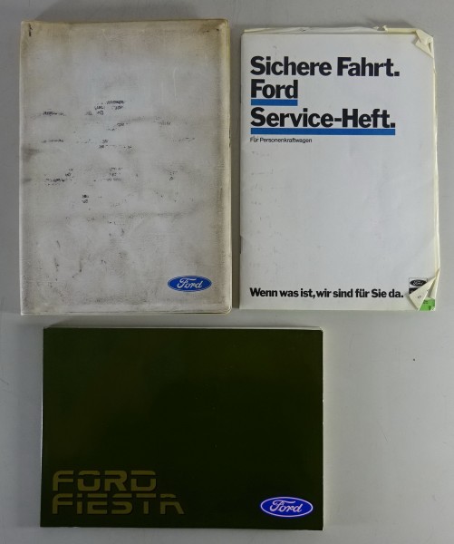 Bordmappe + Betriebsanleitung / Handbuch Ford Fiesta´84 Stand 05/1987
