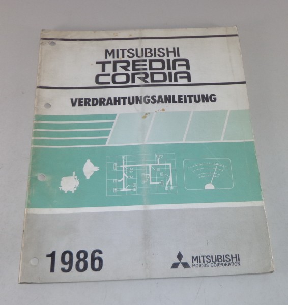 Werkstatthandbuch Mitsubishi Tredia / Cordia Elektrik Schaltpläne Mj. 1986