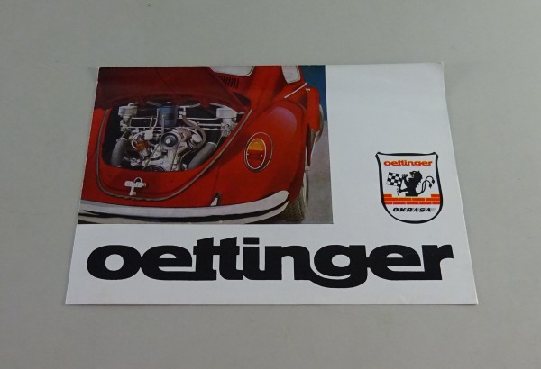 Prospekt / Broschüre Oettinger Tuning für VW Käfer