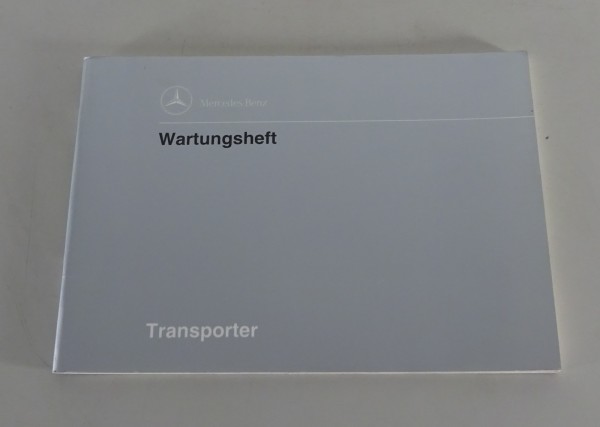 Scheckheft / Wartungsheft blanko Mercedes-Benz DüDo Transporter T2 von 12/1995