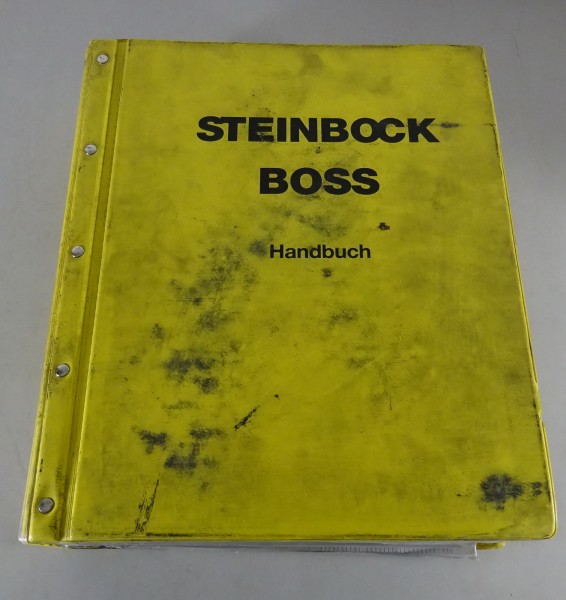 Betriebsanleitung/Werkstatthandbuch Steinbock Boss Gabelstapler WD-Serie