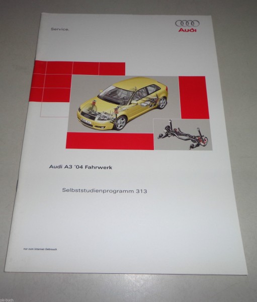 SSP 313 Audi A3 8P PA Fahrwerk Selbststudienprogramm