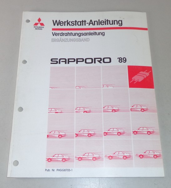 Werkstatthandbuch Mitsubishi Sapporo Nachtrag Elektrik Schaltpläne ab Baujahr 89