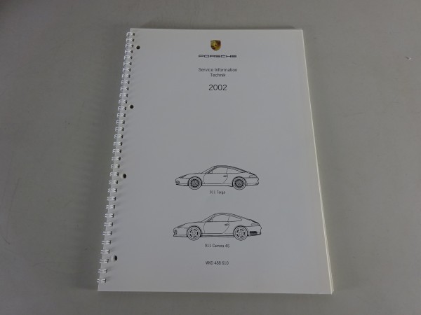 Service Infofmation Technik Porsche 911 Targa / Carrera 4S Typ 996 | Mj. 2002