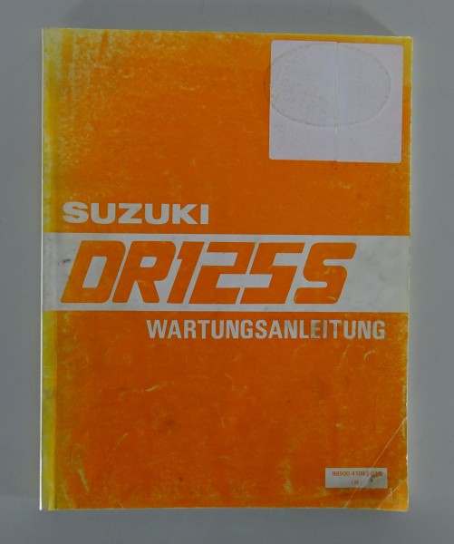 Werkstatthandbuch Suzuki DR 125 S Enduro Stand 10/1990