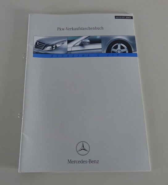 Verkaufstaschenbuch Mercedes-Benz CLS C219 Stand 08/2005