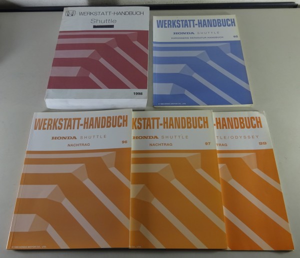 Werkstatthandbuch Konvolut Honda Shuttle Van 2,2 / 2,3 Stand 1998