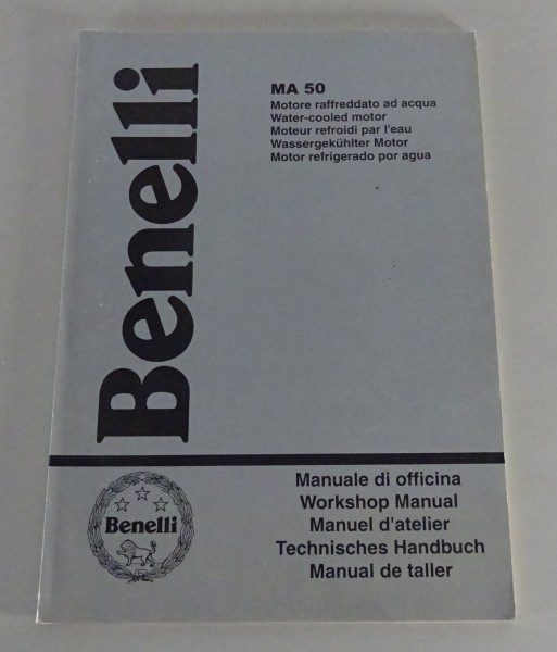 Werkstatthandbuch Benelli MA 50 LC Motor wassergekühlt für 491 SP / RR Roller