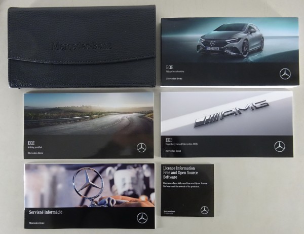 Palubný priecinok + Návod na obsluhu Mercedes Benz EQE typ V 295 od roku 08/2021