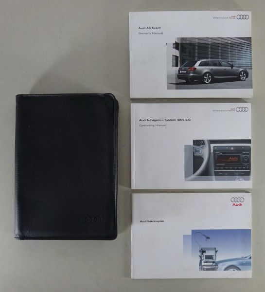 Owner's Manual + Wallet Audi A6 Avant Quattro Typ C6 from 05/2010