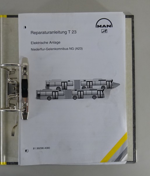 Elektrische Schaltpläne MAN Bus Niederflur-Gelenkomnibus NG A23 Stand 02/1998