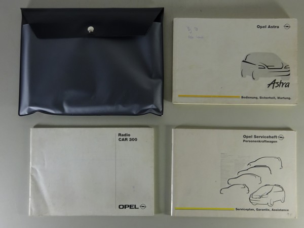 Bordmappe + Betriebsanleitung Opel Astra G Benzin und Diesel Stand 08/1998