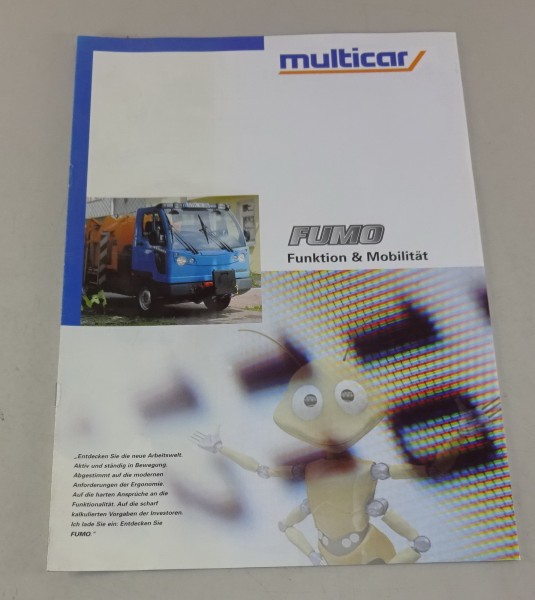 Prospekt / Broschüre Multicar Fumo Funktion & Mobilität