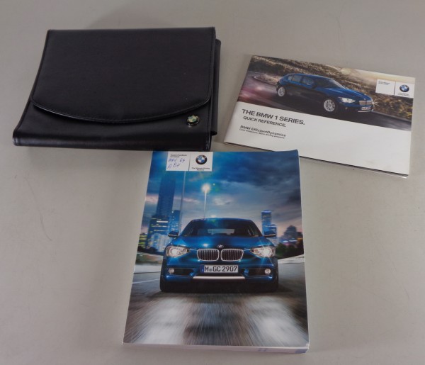 Owner's Manual + Wallet BMW 1-Series F20 116i 118i 116d 118d 120d from 2011