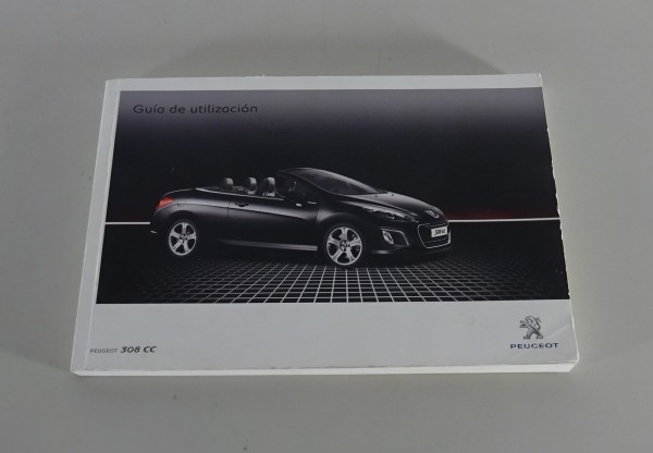 Guia de utilización / Manual de instruções Peugeot 308 CC del ano 12/2010