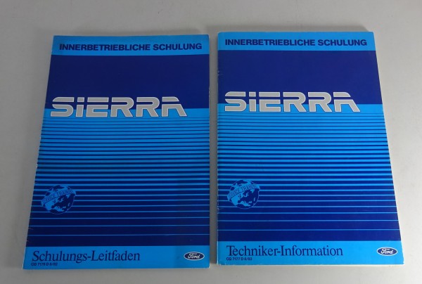 Werkstatthandbuch Einführungsschrift Ford Sierra ab 1982 Stand 08/1982