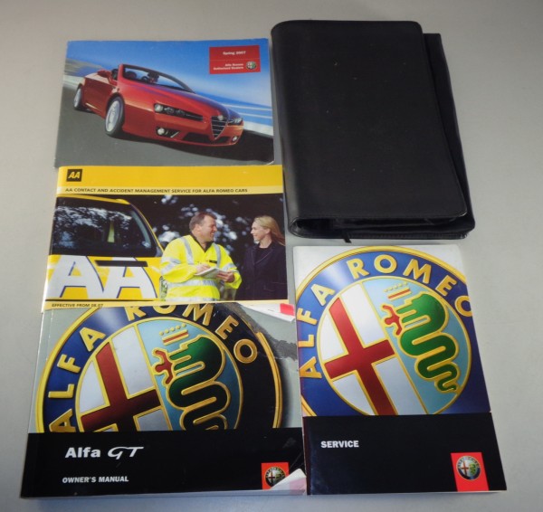 Owner's Manual + wallet Alfa Romeo GT Typ 937 from 11/2006