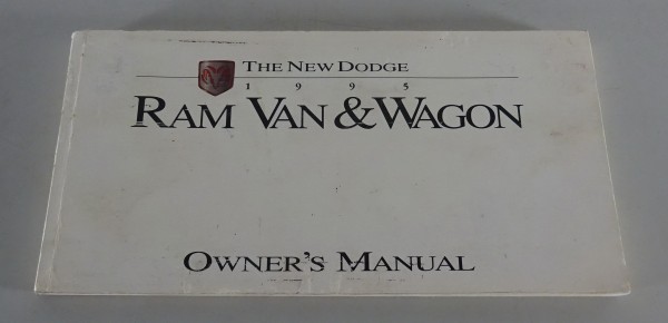 Owner´s Manual / Handbook Dodge RAM Van & Wagon Stand 1995