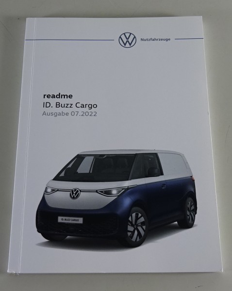 Kurzanleitung / Handbuch / readme VW ID. Buzz Cargo Stand 07/2022