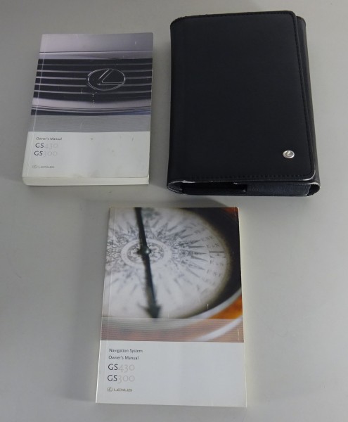 Owner's Manual / Handbook + Wallet Lexus GS 430 / GS 300 printed 04/2006