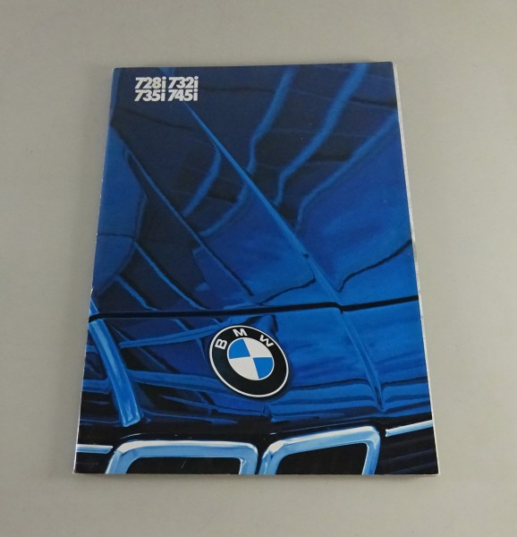 Faltprospekt / Prospekt BMW E23 7er 728i / 732i / 735i / 745i Stand 01/1983