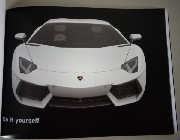 Owner's Manual / Handbook Lamborghini Aventador LP 700-4 printed 01/