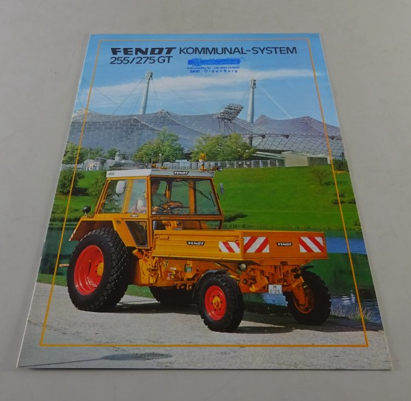 Prospekt/Broschüre Fendt Kommunal-System Farmer 255 / 275 GT Stand 10/1982