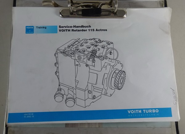 Werkstatthandbuch Voith Retarder für Mercedes-Benz Actros Stand 2002