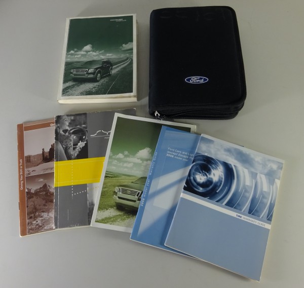 Wallet + Owner's Manual / Handbook Ford Explorer 4. Generation from 2008