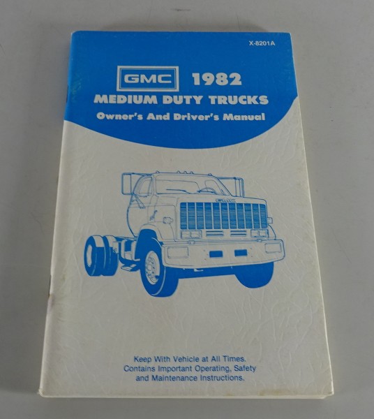 Owner´s Manual / Handbook GMC Medium Duty Trucks Stand 1982