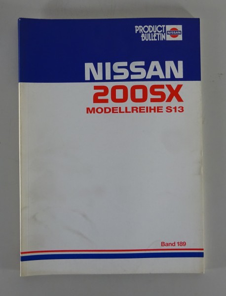 Werkstatthandbuch Technische Information Bulletin Nissan 200SX/S13 von 12/1988