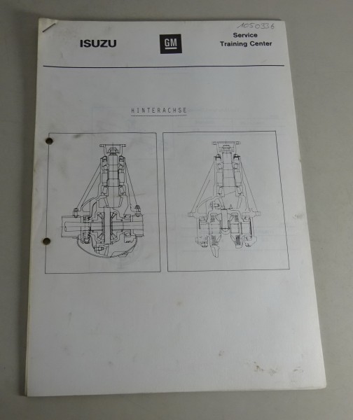 Schulungsunterlage / Service Unterlagen Isuzu Trooper Hinterachse