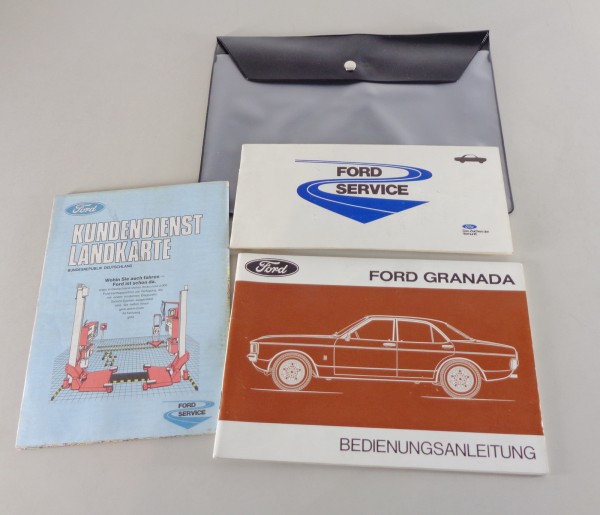 Bordmappe + Betriebsanleitung Ford Granada Mk. I von 08/76