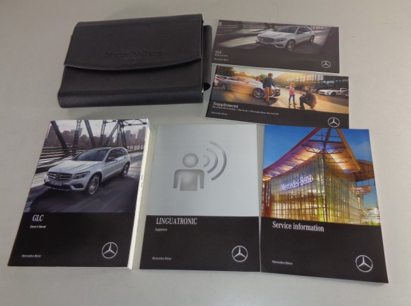 Owner's Manual + Wallet Mercedes Benz GLC X253 220 d / 250 d etc. from 2017