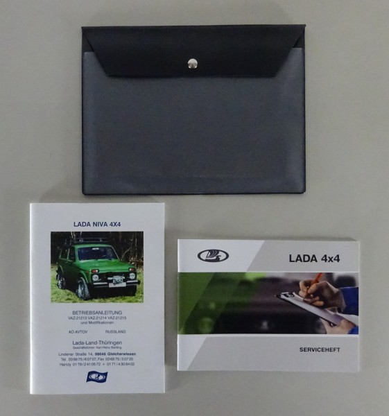 Bordmappe + Betriebsanleitung Lada Niva 4x4 1.7 / 1.7i / 1.9TD Stand 2017